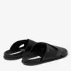 Sol Slide svarta sandaler i vachetta-läder Sol Slide svarta sandaler i vachetta-läder