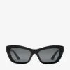 Solene svarta Havana Cat Eye-solglasögon Solene svarta Havana Cat Eye-solglasögon