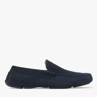 Stanly Driver Navy Reverse Suede Driver