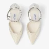 Stevie 100 Ivory Satin Crystal Pumps Stevie 100 Ivory Satin Crystal Pumps