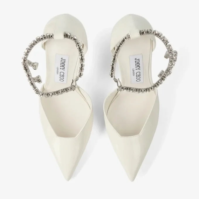 Stevie 100 Latte pumps i lackläder Stevie 100 Latte pumps i lackläder