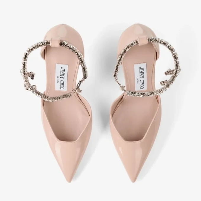 Stevie 100 Macaron pumps i lackläder Stevie 100 Macaron pumps i lackläder