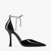 Stevie 100 svarta pumps i lackläder Stevie 100 svarta pumps i lackläder