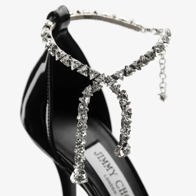 Stevie 100 svarta pumps i lackläder Stevie 100 svarta pumps i lackläder