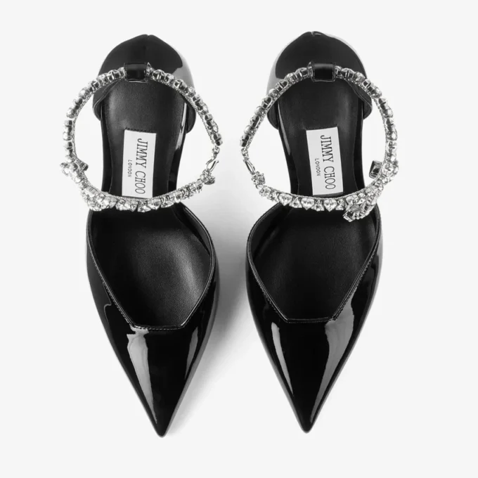 Stevie 100 svarta pumps i lackläder Stevie 100 svarta pumps i lackläder