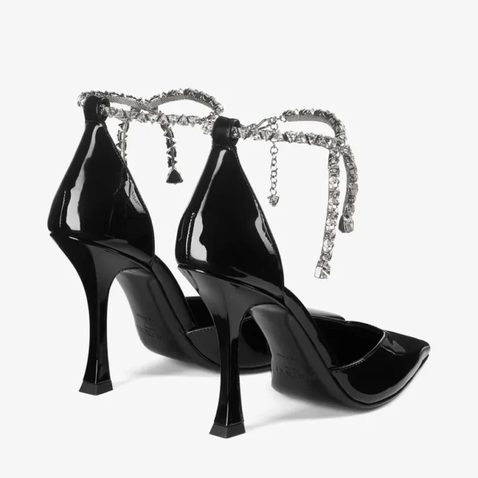 Stevie 100 svarta pumps i lackläder Stevie 100 svarta pumps i lackläder