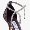 Stevie 100 Winter Bloom och Violet Orchid Mix satinpumps med degraderade kristaller Stevie 100 Winter Bloom och Violet Orchid Mix satinpumps med degraderade kristaller