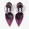 Stevie 100 Winter Bloom och Violet Orchid Mix satinpumps med degraderade kristaller Stevie 100 Winter Bloom och Violet Orchid Mix satinpumps med degraderade kristaller