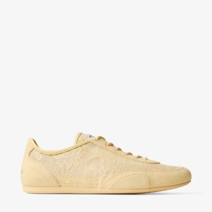 Sunny F Corn lädermix och jimmy choo-snörning, låga sneakers Sunny F Corn lädermix och jimmy choo-snörning, låga sneakers