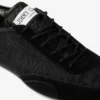 Sunny F i svart lädermix och jimmy choo Lace Low Top-sneakers