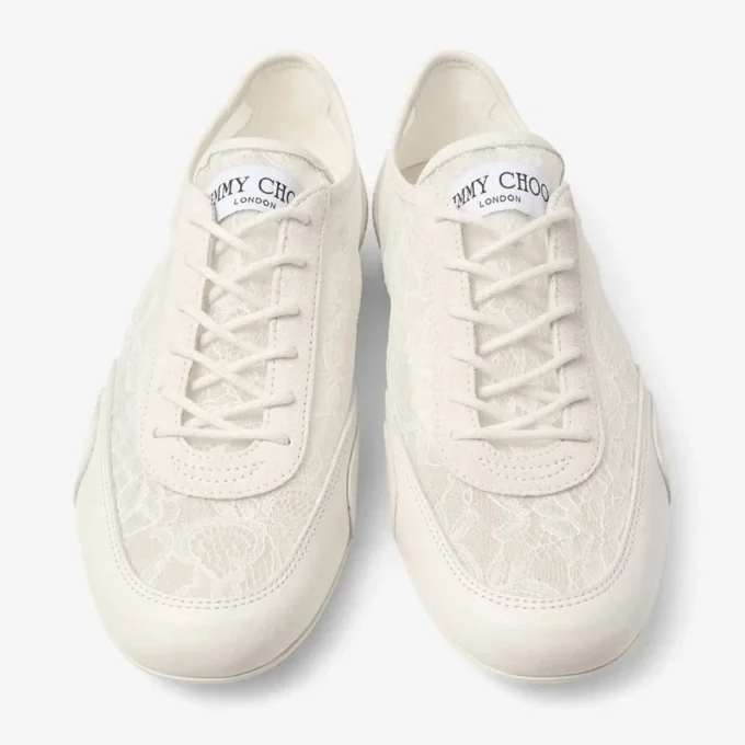 Sunny F Låga sneakers i lädermix och jimmy choo-spets Sunny F Låga sneakers i lädermix och jimmy choo-spets