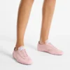 Sunny F Rose i lädermix och jimmy choo-snörskor med låg skaft