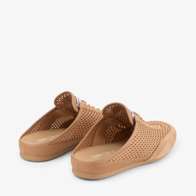 Sunny Mule F Toffee lädermix och Diamond nät, låga sneakers Sunny Mule F Toffee lädermix och Diamond nät, låga sneakers