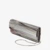 Sweetie grå akrylclutch med marmoreffekt