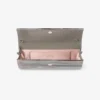 Sweetie grå akrylclutch med marmoreffekt