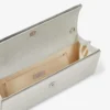 Sweetie Ivory Clutch i pärlemor med silverkedja