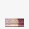 Sweetie Silky Blush DéGradé Glitter Plexi Clutch Bag