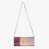 Sweetie Silky Blush DéGradé Glitter Plexi Clutch Bag