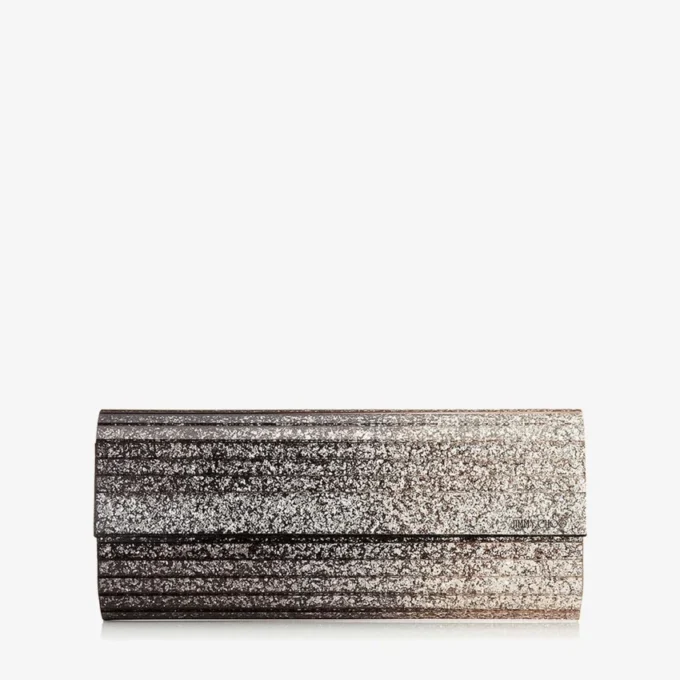 Sweetie svart och champagnefärgad akrylkopphållare med glitter i dégradé
