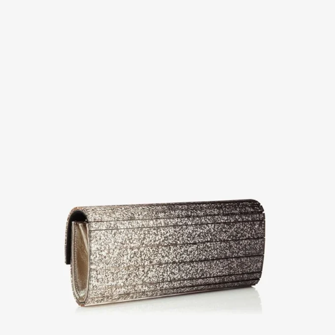 Sweetie svart och champagnefärgad akrylkopphållare med glitter i dégradé
