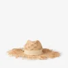 Thalia Small naturlig raffiahatt med rosett Thalia Small naturlig raffiahatt med rosett