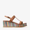 Theia Wedge 60 Multi Chevron Raffia Sandal Wedges Theia Wedge 60 Multi Chevron Raffia Sandal Wedges