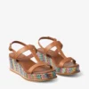 Theia Wedge 60 Multi Chevron Raffia Sandal Wedges Theia Wedge 60 Multi Chevron Raffia Sandal Wedges