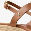 Theia Wedge 60 Sandaler med kilklack i brunt läder Theia Wedge 60 Sandaler med kilklack i brunt läder