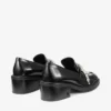Tylor 60 svarta loafers i mjukt boxkalvskinn med kristallkrona
