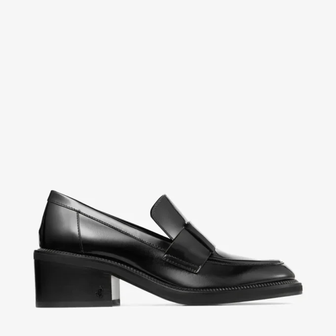 Tylor 60 svarta Spazzolato-loafers med plattform Tylor 60 svarta Spazzolato-loafers med plattform