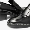 Tylor 60 svarta Spazzolato-loafers med plattform Tylor 60 svarta Spazzolato-loafers med plattform