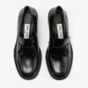Tylor 60 svarta Spazzolato-loafers med plattform Tylor 60 svarta Spazzolato-loafers med plattform