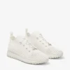 Veles Latte låga sneakers i virkat tyg med pärlor Veles Latte låga sneakers i virkat tyg med pärlor
