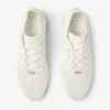 Veles Latte låga sneakers i virkat tyg med pärlor Veles Latte låga sneakers i virkat tyg med pärlor