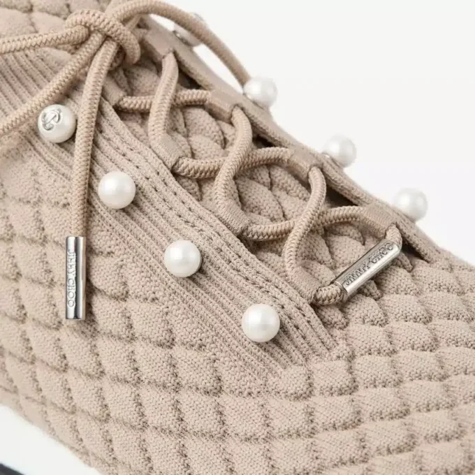 Veles sneakers i stenmönstrad stickning Veles sneakers i stenmönstrad stickning