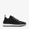 Veles svarta låga sneakers i virkat tyg med pärlor Veles svarta låga sneakers i virkat tyg med pärlor