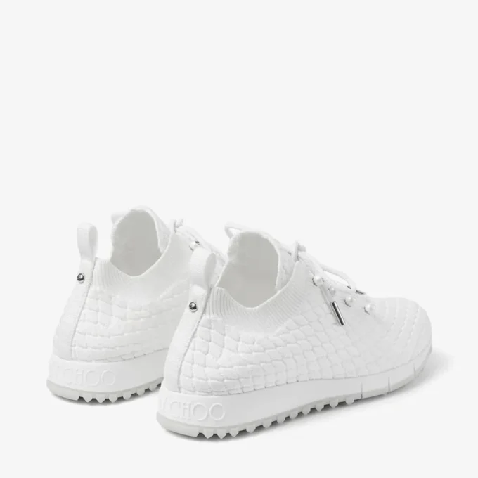 Veles vita texturerade stickade sneakers Veles vita texturerade stickade sneakers