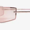 Verse Rektangulära solglasögon i ljusguld och rosa metall Verse Rektangulära solglasögon i ljusguld och rosa metall
