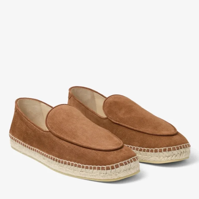 Vine Lace Up Cigar Etched Velvet Suede Espadrilles Vine Lace Up Cigar Etched Velvet Suede Espadrilles