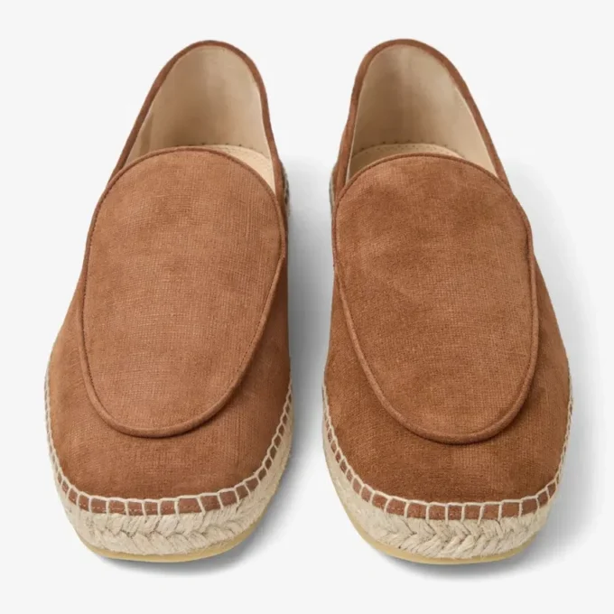 Vine Lace Up Cigar Etched Velvet Suede Espadrilles Vine Lace Up Cigar Etched Velvet Suede Espadrilles