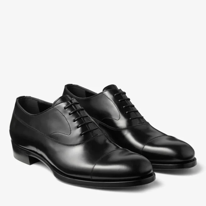 Vine Lace Up Svarta snörskor i slätt kalvskinn Vine Lace Up Svarta snörskor i slätt kalvskinn