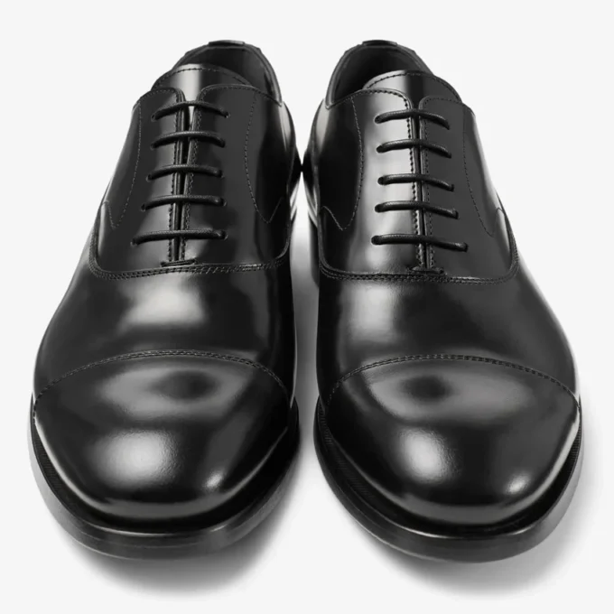 Vine Lace Up Svarta snörskor i slätt kalvskinn Vine Lace Up Svarta snörskor i slätt kalvskinn