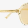 Vira transparenta gula Aviator-solglasögon Vira transparenta gula Aviator-solglasögon