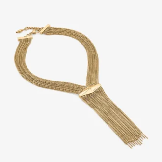 Zandra-halsband Vintage-halsband i guld med Diamanter
