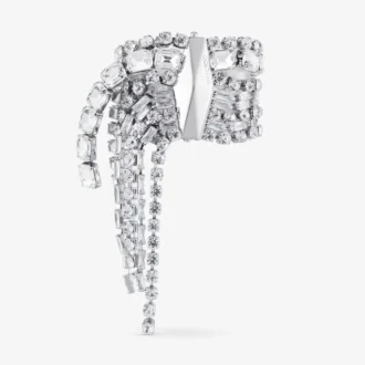 Zendra-armband Kristallarmband med silverfinish